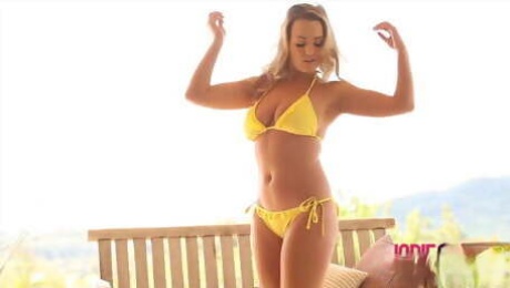 Jodie Gasson - Yellow Bikini Tease